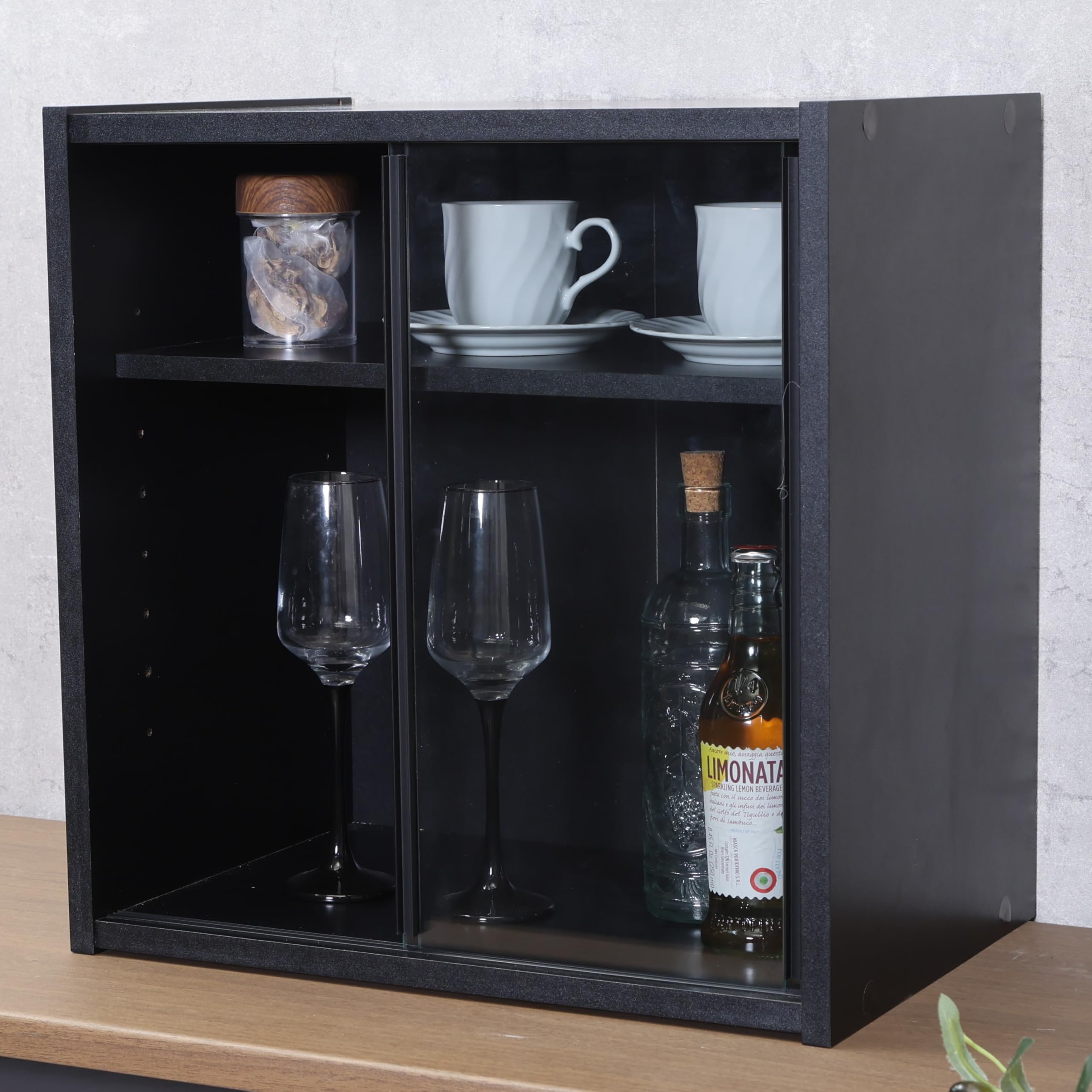 Amazon｜不二貿易 食器棚 キッチン収納 幅43×奥行29×高さ44cm